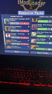 Resource packs not working (TmodLoader)