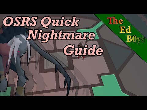 OSRS Quick Nightmare Guide | How I Fight Nightmare (Quick Guide)