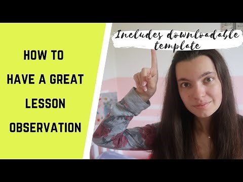 LESSON OBSERVATION TIPS | How to observe others effectively | PGCE lesson observations | Template
