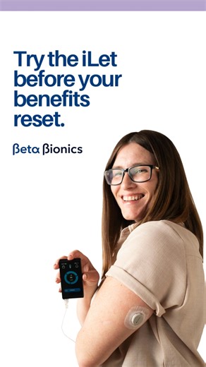 👋 Meet the iLet, the first and only fully adaptive insulin pump. Use your benefits today to experience the new standard in insulin delivery. | Beta Bionics