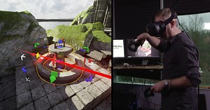 VR の中で VR コンテンツを制作