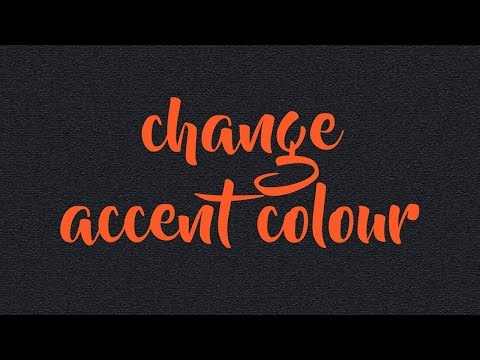 How to change PC accent colours (Windows 10/11)..