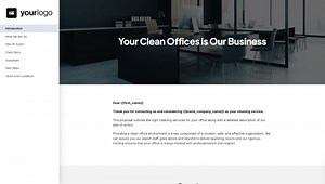 Free Commercial Cleaning Proposal Template - Better Proposals