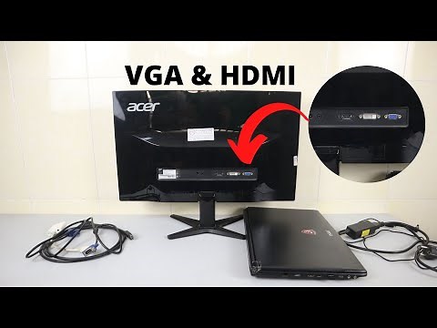 How to Connect Monitor to Laptop VGA and HDMI