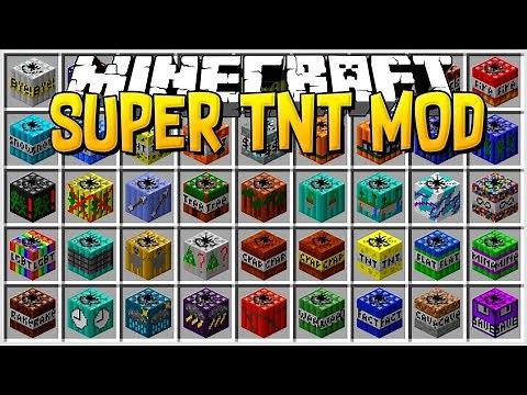 Super TNT Mod 1.12.2 (Best TNT Mod for Minecraft)+Tutorial