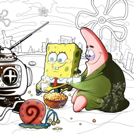 Color fan: late night movie