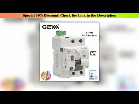 Geya Type Rcd — First Look (2025): GEYA Type A RCD Auto Recloser Modular Circuit Breaker