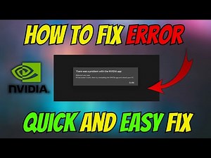 How To Fix There Was a Problem With NVIDIA App (Windows 11)