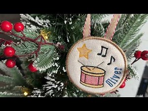 In-the-Hoop Christmas Ornaments | Inspired by Favorite Songs & Movies