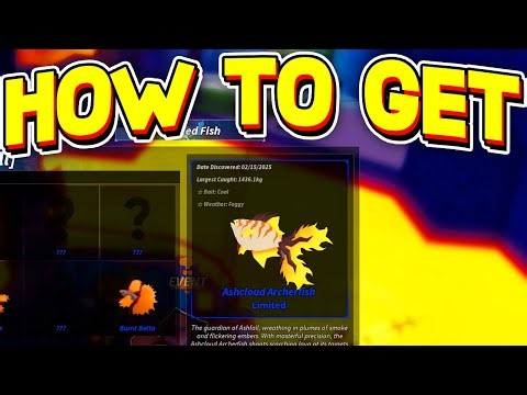 How To GET ASHCLOUD ARCHERFISH (ASHFALL EVENT) in FISCH! ROBLOX