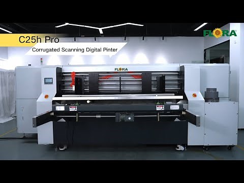 FLORA Digital Corrugated Packaging Carton Single Pass Printer High speed Machine C25h Pro | Overview
