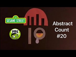 Sesame Street-Abstract Count 20 My Version