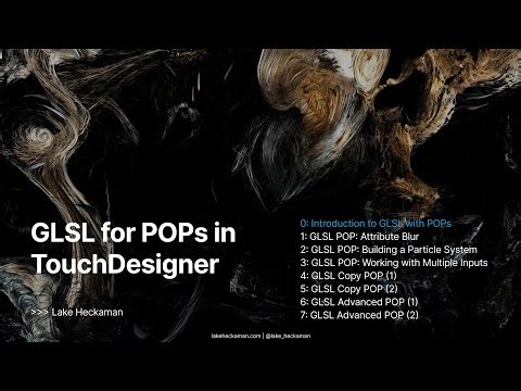 GLSL for POPs in TouchDesigner: Lesson 0 (Introduction to GLSL for POPs)
