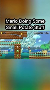 Mario with the small potato missions #mario #nintendo #retrogaming