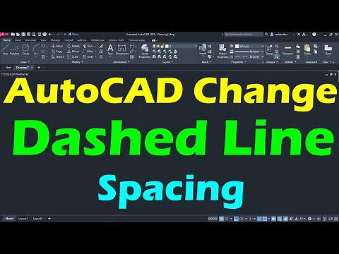 AutoCAD Change Dashed Line Spacing