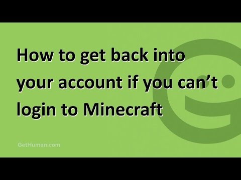 How to get back into your account if you can’t login to Minecraft