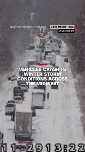 A winter storm placed around 49 million people under winter weather alerts over the weekend. It caused whiteout conditions on highways across the Midwest, between cities like St. Louis and Chicago. | CNN