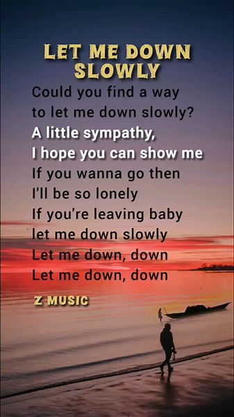 Alec Benjamin - Let Me Down Slowly Lyrics #songlyrics