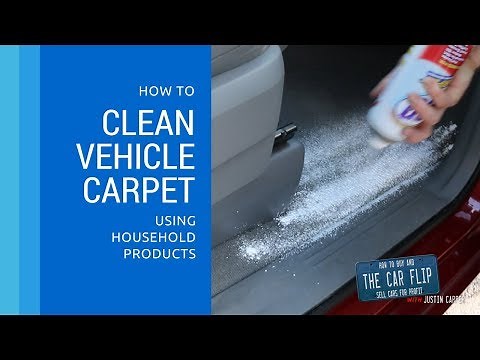 How to Clean Vehicle Carpet with Household Products
