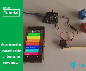 Arduino Accelerometer Tutorial: Control a Ship Bridge Using a Servo Motor