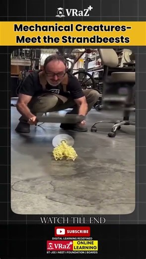 Living Sculptures: How Strandbeests Walk Using Only Wind Power 💨 #engineeringart #shorts #shortsfeed