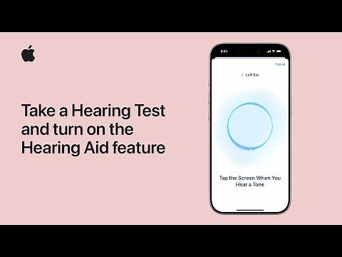 How to take a Hearing Test and turn on the Hearing Aid feature | Apple Support