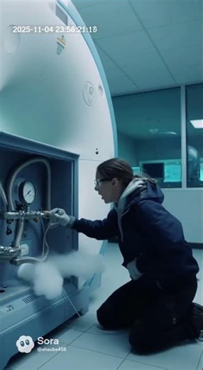 MRI Cryogen Leak Explosion — Helium Overpressure Incident" (Ultra Realistic) #viralvideo