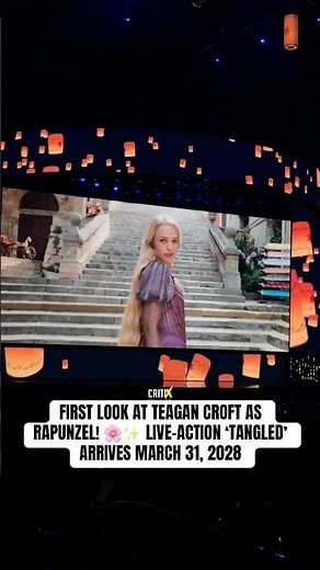 First Look at Teagan Croft as Rapunzel in Live-Action ‘Tangled’! 🌸✨