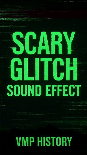 Scary Glitch Sound Effect | Distorted Horror Glitch Audio for Creepy Scenes & ARGs