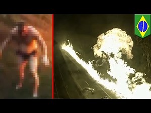 Tanker truck explosion caught on camera: Runaway tanker kills six in Parana, Brazil - TomoNews