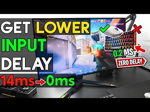 How To Lower INPUT DELAY In All GAMES & Fix Latency🔧 - Get 0 Input Delay *2024* Updated!