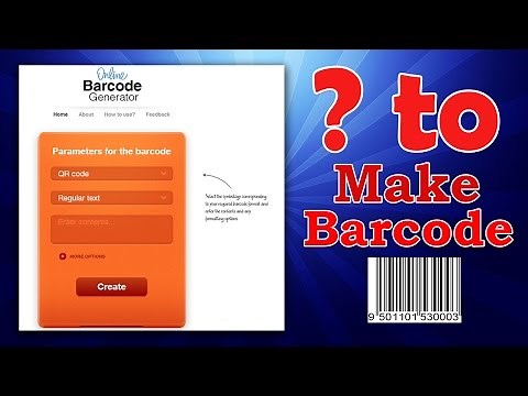 How to Generate Barcode online
