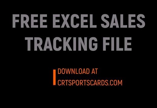 2024 Microsoft Excel Sports Card Sales Tracking File — CRT Sportscards