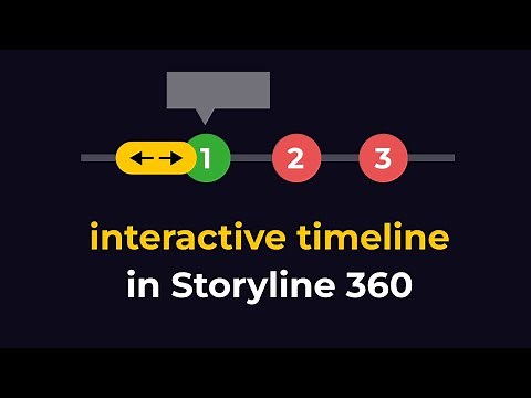 Storyline 360 | Create an interactive slider timeline