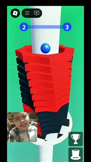 Roblox: Stack Ball Level 2 #feedshorts