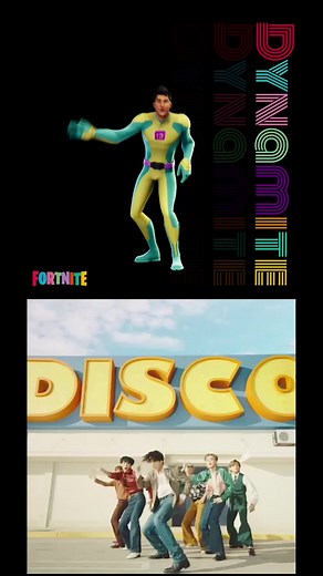 Dynamite Emote Dance Video | Fortnite x BTS