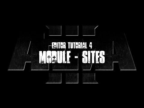 ArmA 3 Editor Tutorial - Modules - Sites
