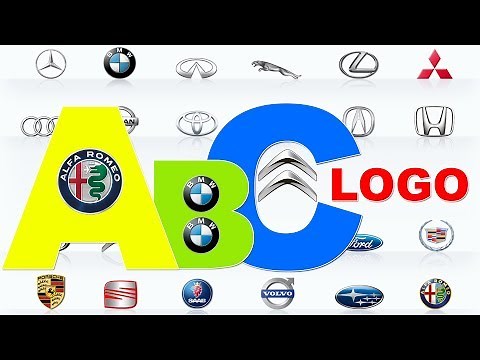 Learn Car Lgo Brands from A to Z | Full alphabet A - Z | LOGO CARS ABC