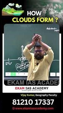 How Clouds Form When Air Rises? | Moisture & Air Parcel Theory | UPSC Geography