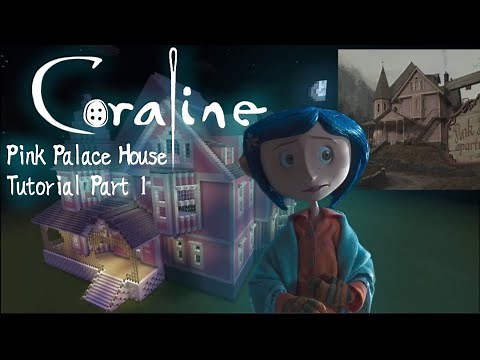 Minecraft: How to Build the Pink Palace from Coraline | Tutorial | Part 1
