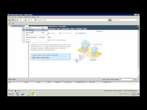 Creando un datacenter en VMware vCenter Server