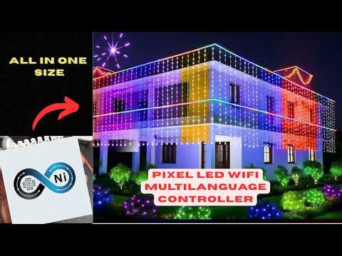 PX2000W: Smartest WiFi Pixel LED Controller | 2000 LEDs | MultiLanguage Text + App + Any Size Setup!