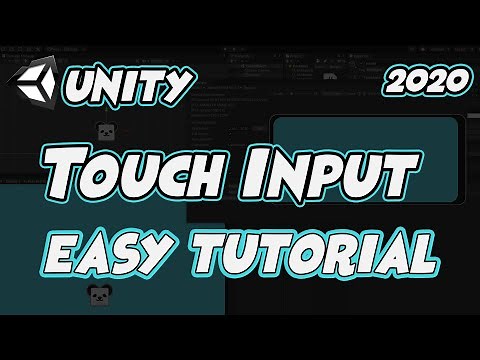 Unity Touch Controls Easy Tutorial - Mobile Touch Input