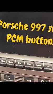How to restore the Porsche sticky PCM buttons on a 997.