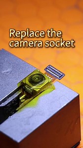 Replace the Camera Connector #camera #cameraconnector #phonerepair #repair | Flycdi Screen
