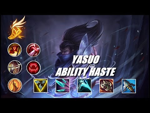 Ability Haste Yasuo Montage - New CDR Yasuo Build Season 11 -League Of Legends Best Yasuo Plays 2021