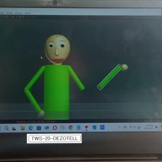 Using Anim8or for the first time! #baldisbasics #baldi #fpe #basicsinbehavior #anim8or