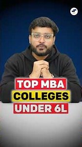MBA Under ₹6 Lakh! 🔥 Best ROI MBA Colleges! ₹34L MBA Placements Possible! #mba #mbastudents
