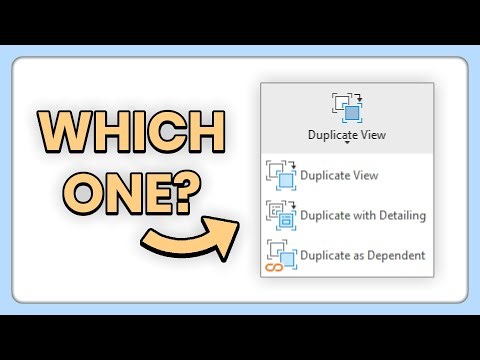 Duplicate View, Duplicate with Detail, and Duplicate as Dependent in Revit / What's the Difference?