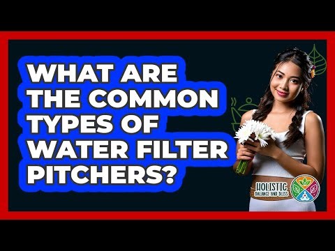 What Are The Common Types Of Water Filter Pitchers?